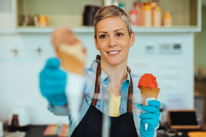 das eigene Eiscafé mit Erfolg